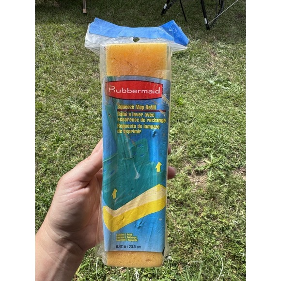 Rubbermaid Other - Rubbermaid Squeeze Mop Refill Yellow New In Original Packaging 1999 Vintage Y2K